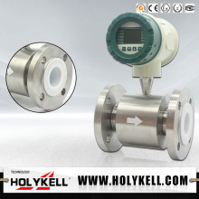 Holykell ampliamente utilizado en el agua medidor de flujo electromagnético químico agua 4800E